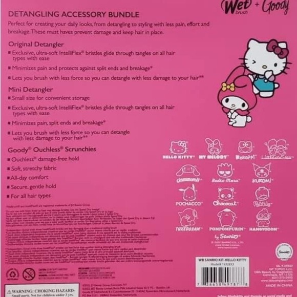 Hello Kitty Wet brush detangling set - Picture 2 of 4